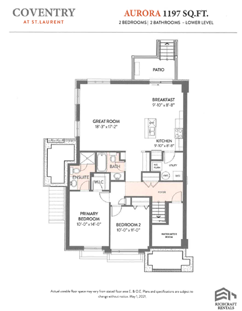 10-60 Stately Private - 745-755 Bernard Street 2 Beds Apartment, St. Laurent for Rent - Photo Gallery 12